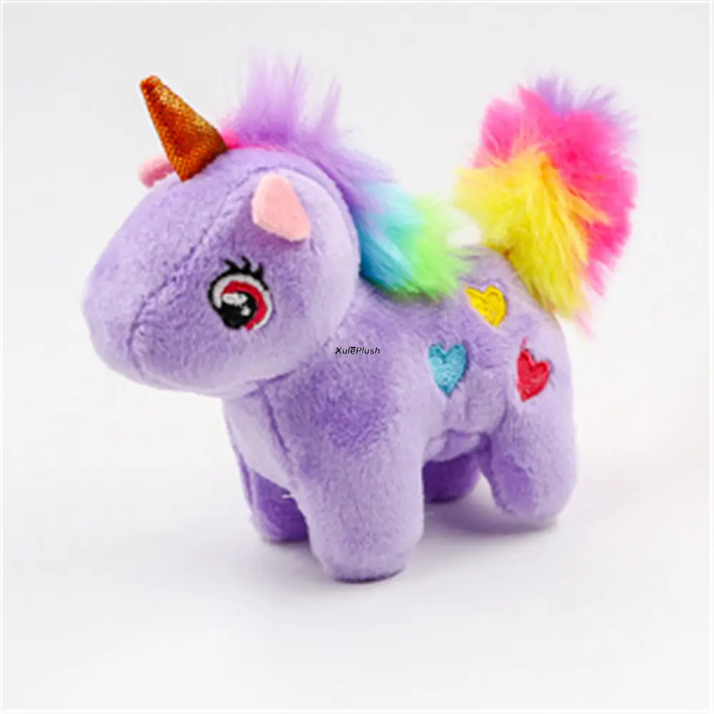 4Colors , 9CM Horse Stuffed Plush DOLL , Plush Animal Key Chain TOY DOLL