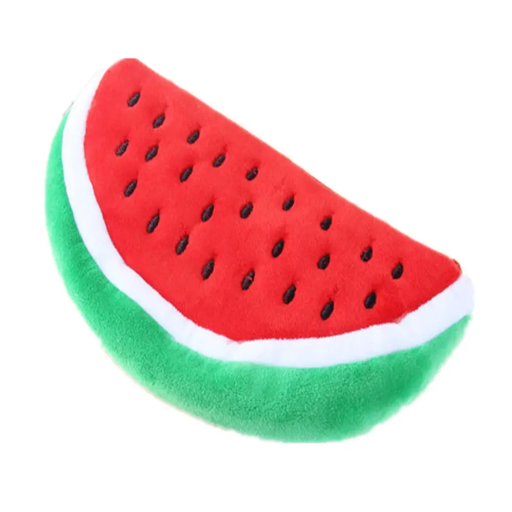 Multi-Designs, Plush Fruit Coin Purse , 22CM Approx. Watermelon Plush Coin Pouch