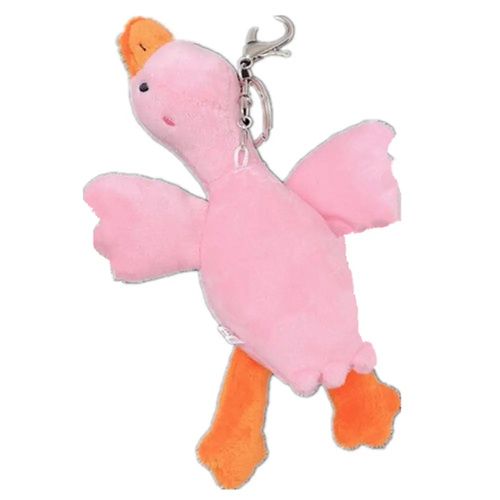 3Colors - 13CM Small Duck Stuffed Animal Plush Toy , Key Hook Chain Doll