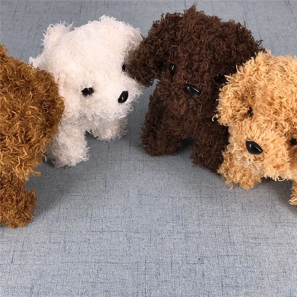 Cute Fluffy Plush Dog Toy , Keychain Pendant Animal Stuffed TOY