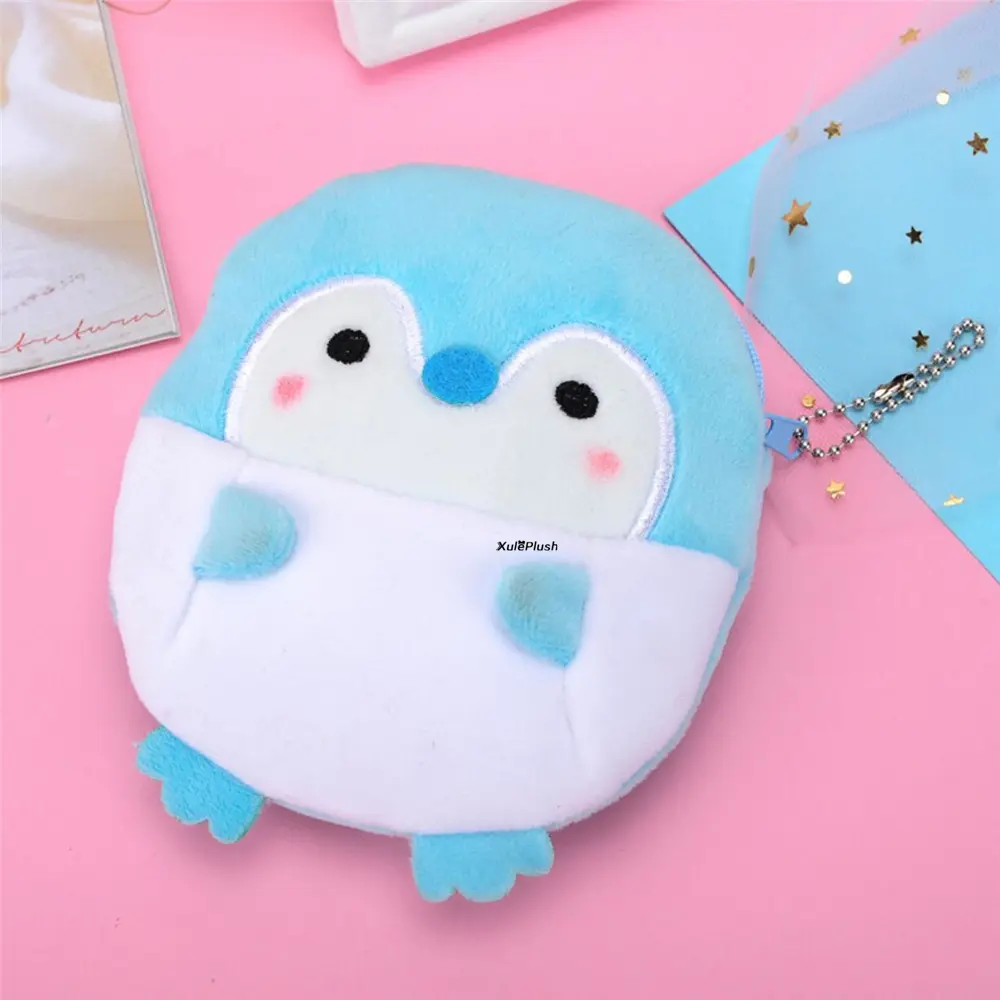 3Colors , New Penguin Plush Purse , 11CM Plush Toy Purse