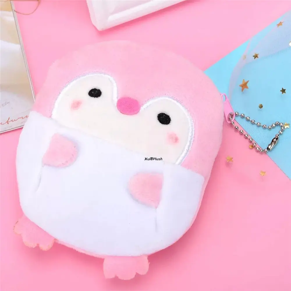 3Colors , New Penguin Plush Purse , 11CM Plush Toy Purse