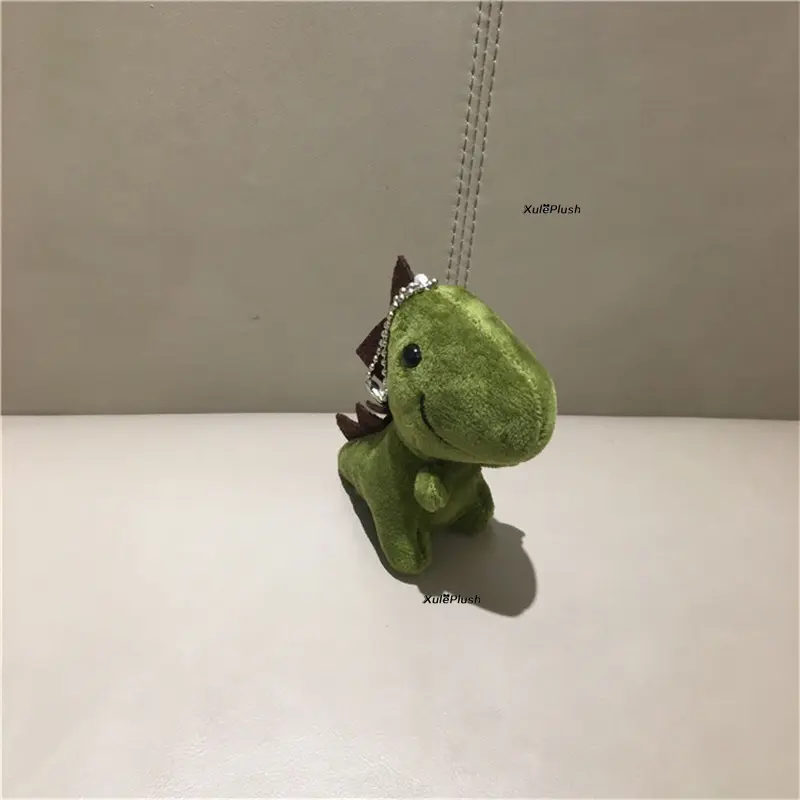 4Colors Small 6CM Dinosaur Stuffed Plush Key Chain Toy