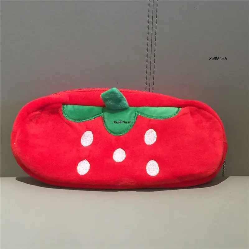 Multi-shapes, Fruit Strawberry Plush Coin Purse , Coin Bag Soft Purse Wallet For Gift Toy Plush Purse