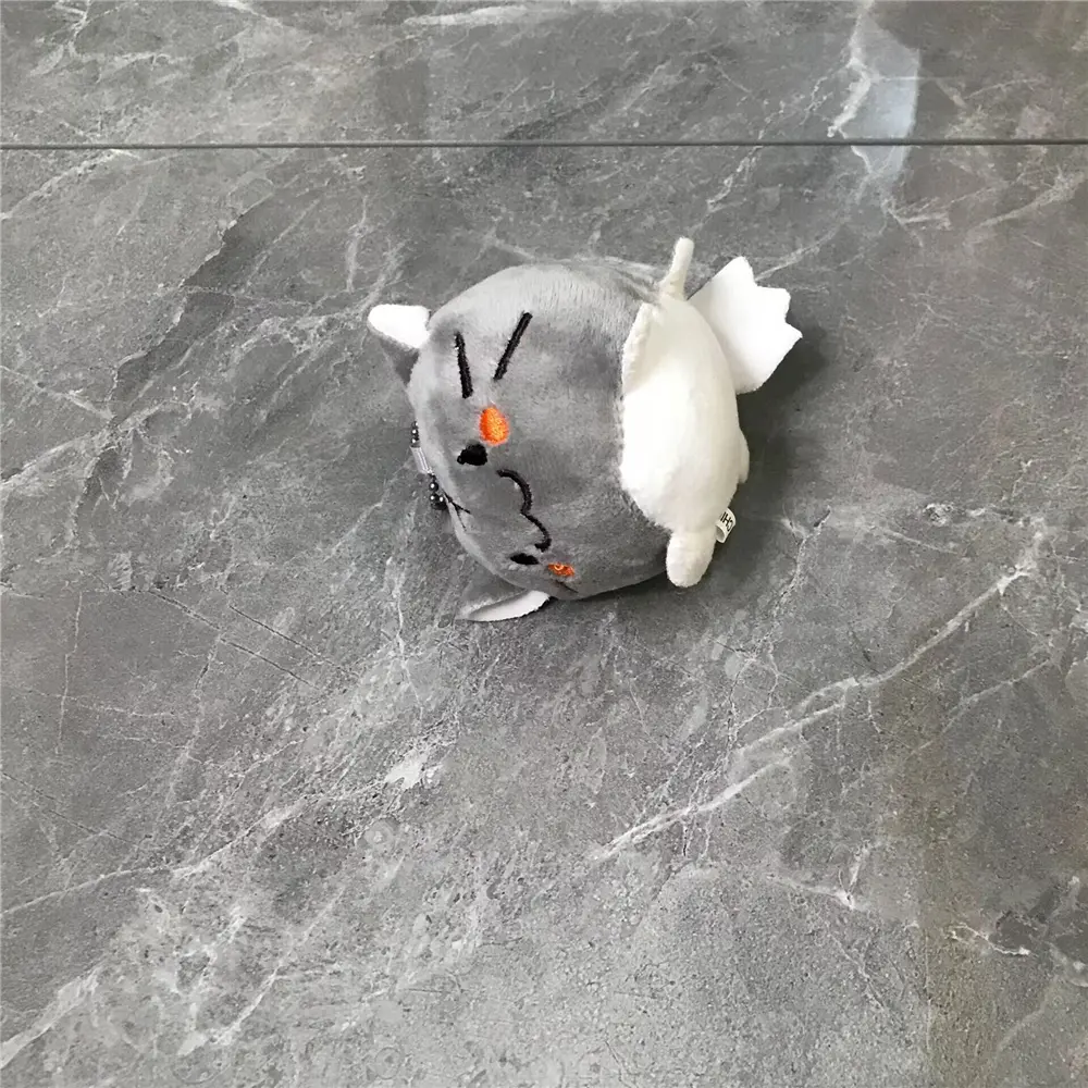 2Colors- New 6CM CAT Stuffed Animal Plush Toy Key Chain Doll