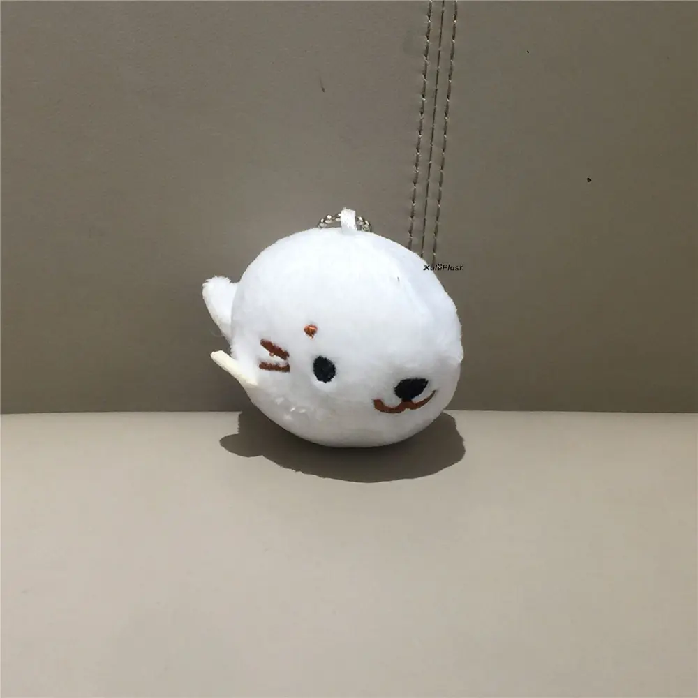 Seal Plush Stuffed TOY DOLL ; 6CM Seal Plush Toy , Key Hook Chain Decor Plush Dolls