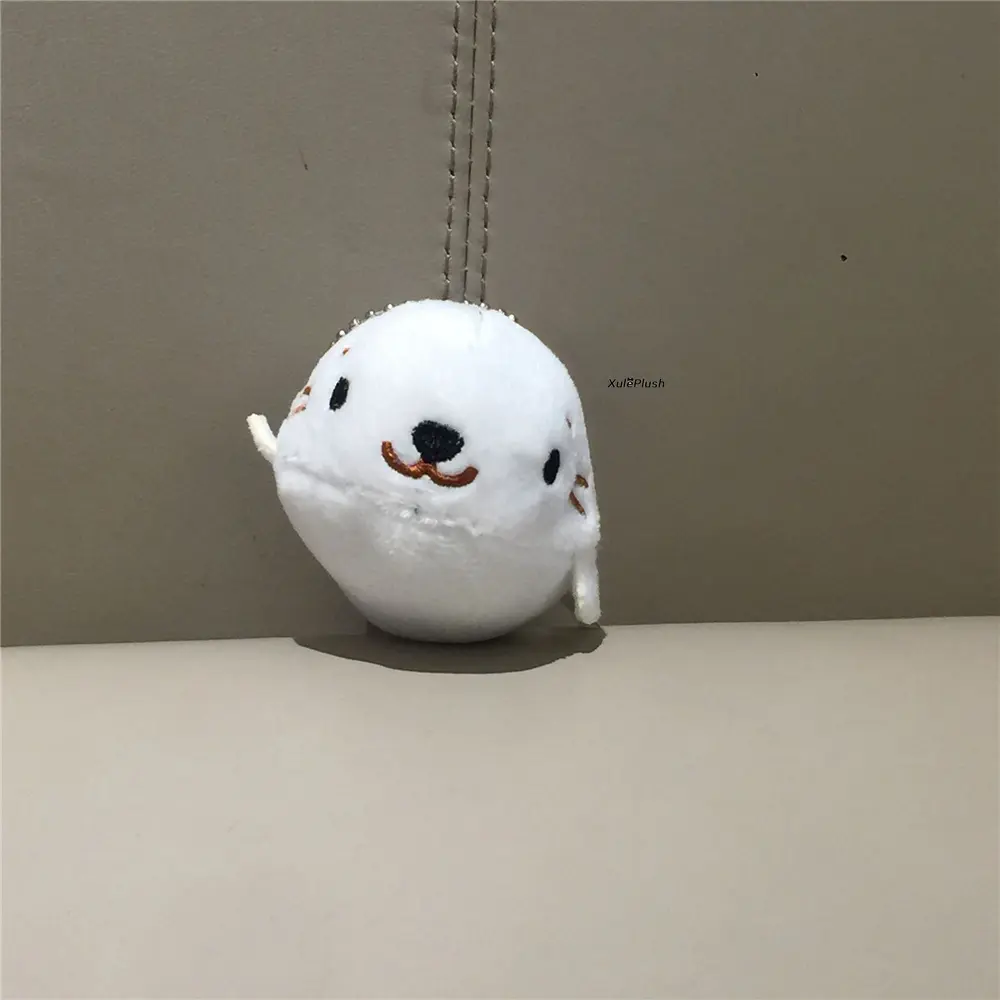 Seal Plush Stuffed TOY DOLL ; 6CM Seal Plush Toy , Key Hook Chain Decor Plush Dolls
