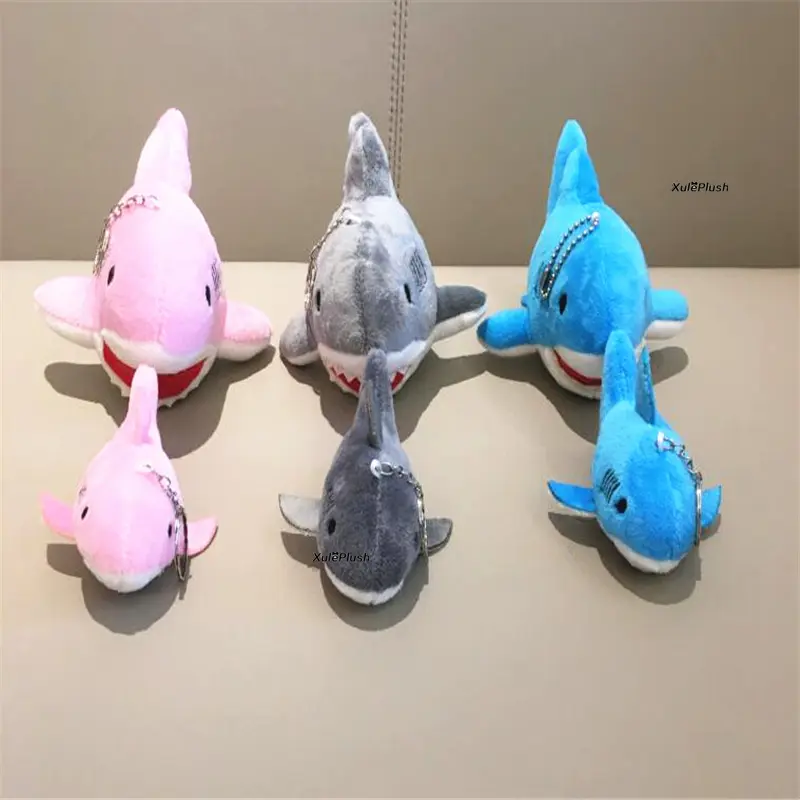 Shark Plush Toy - 2Sizes 18CM And Small 7CM Plush Stuffed Ocean Animal Kid's Gift Plush Doll