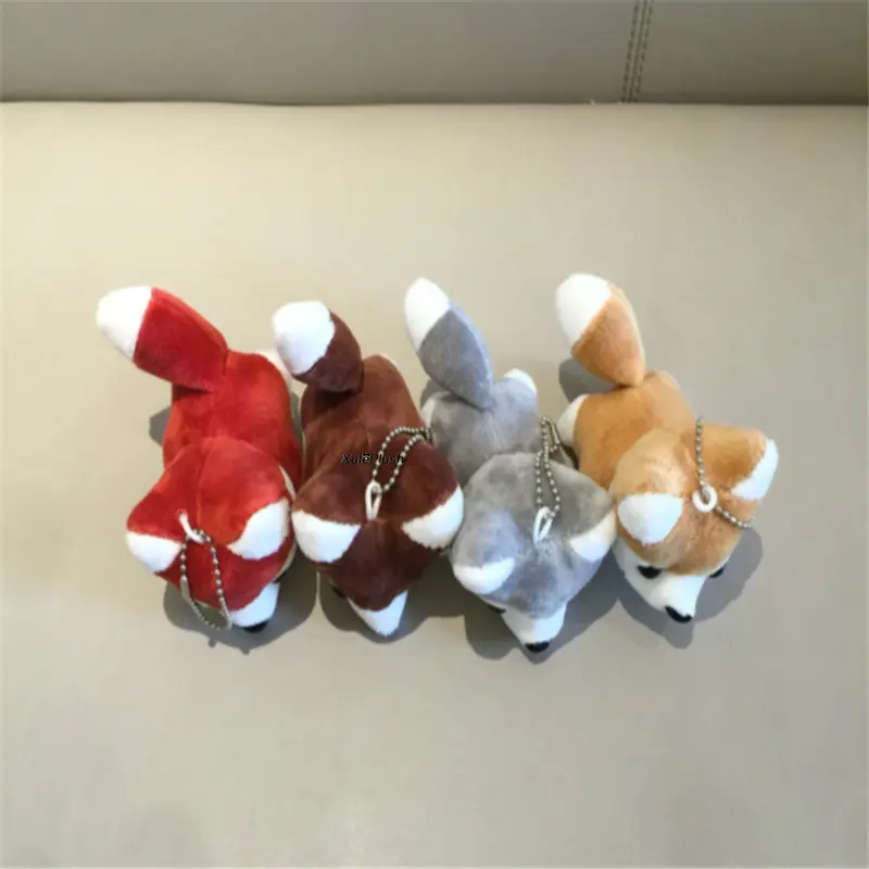 Dog Plush Stuffed Doll , Kid's Gift Keys Decor Pendant Toy
