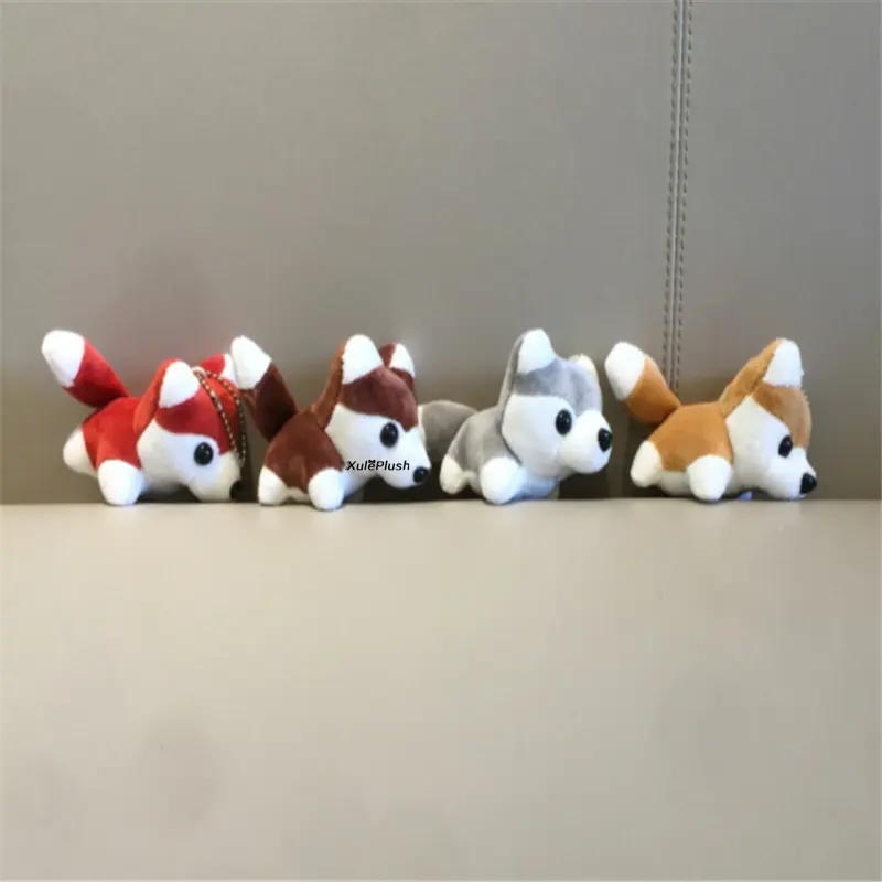 Dog Plush Stuffed Doll , Kid's Gift Keys Decor Pendant Toy