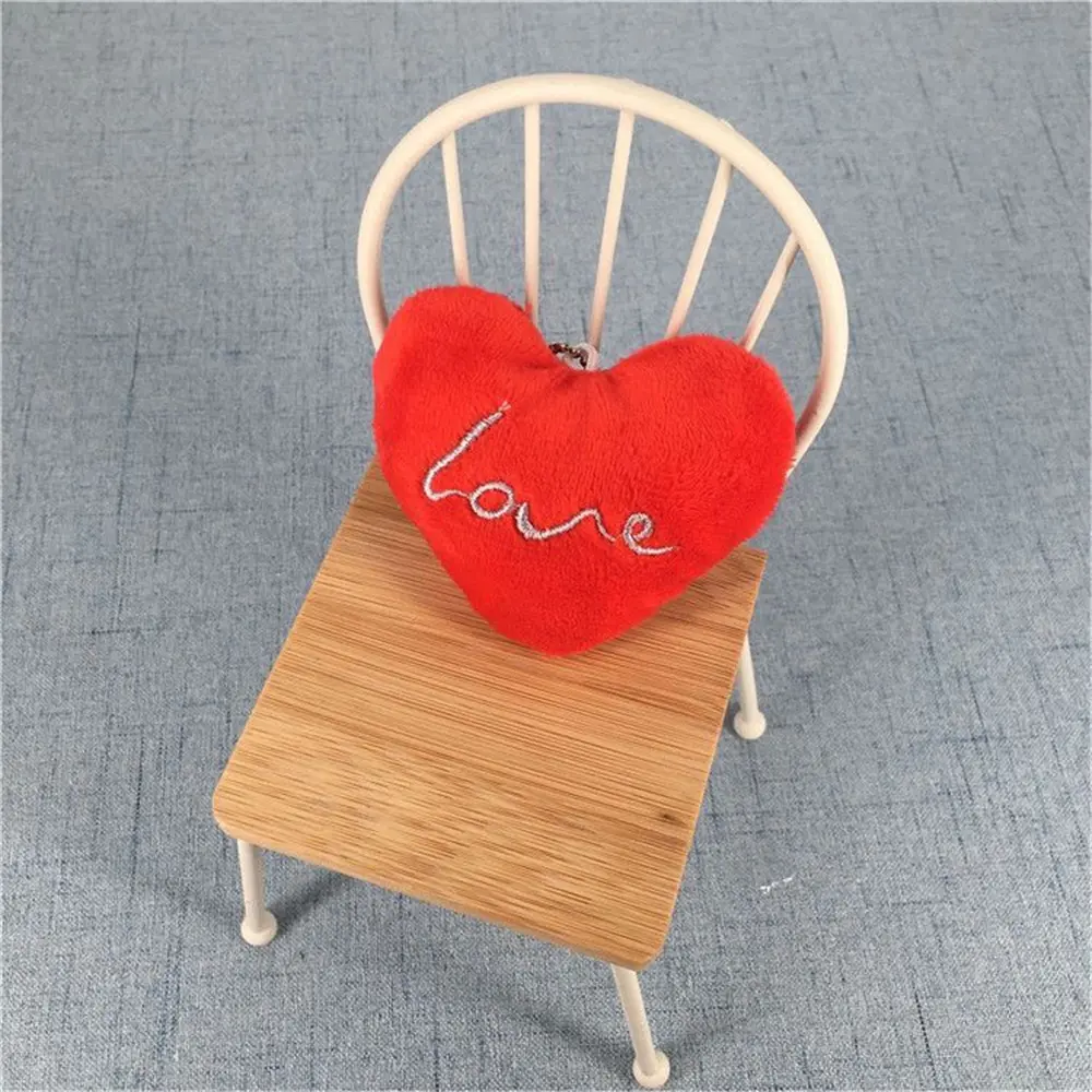 Wedding Love Heart Plush Little Keychain Toys