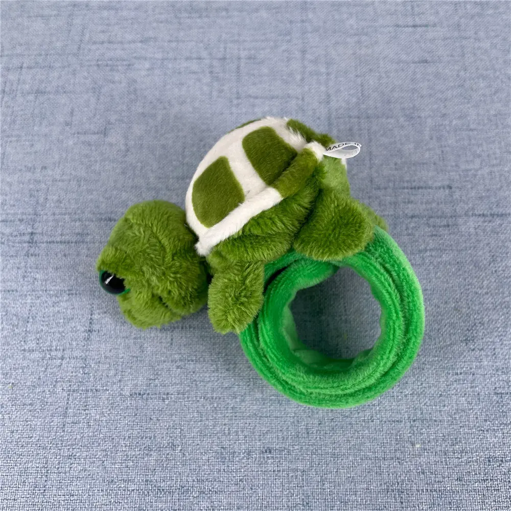 40PCS Wholesale Small 6CM Tortoise Plush Stuffed Hand Decorate Bracelet Plush Little Doll Toy