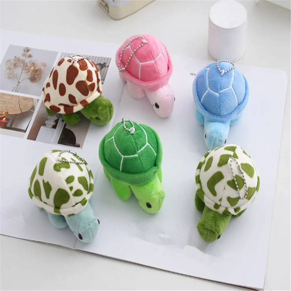 50PCS Mix Colors , 9CM Plush Tortoise Stuffed Animal Toy Doll