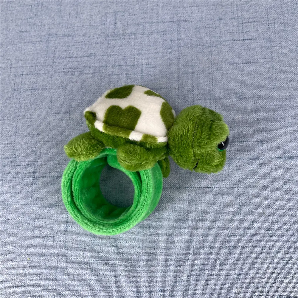 40PCS Wholesale Small 6CM Tortoise Plush Stuffed Hand Decorate Bracelet Plush Little Doll Toy