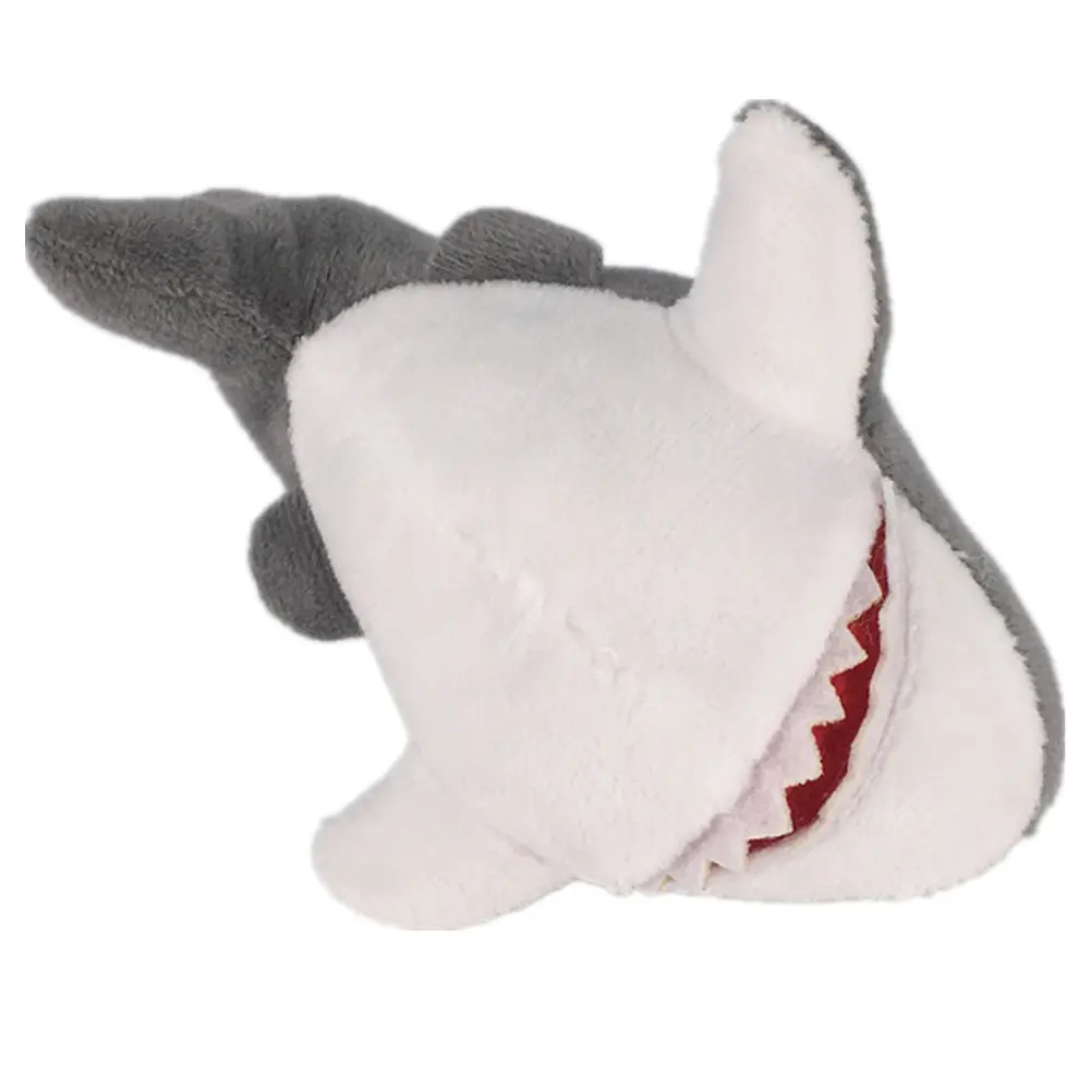 20PCS New Size 17CM Approx. Plush Stuffed Toy Shark Chain Keychain Plush Doll