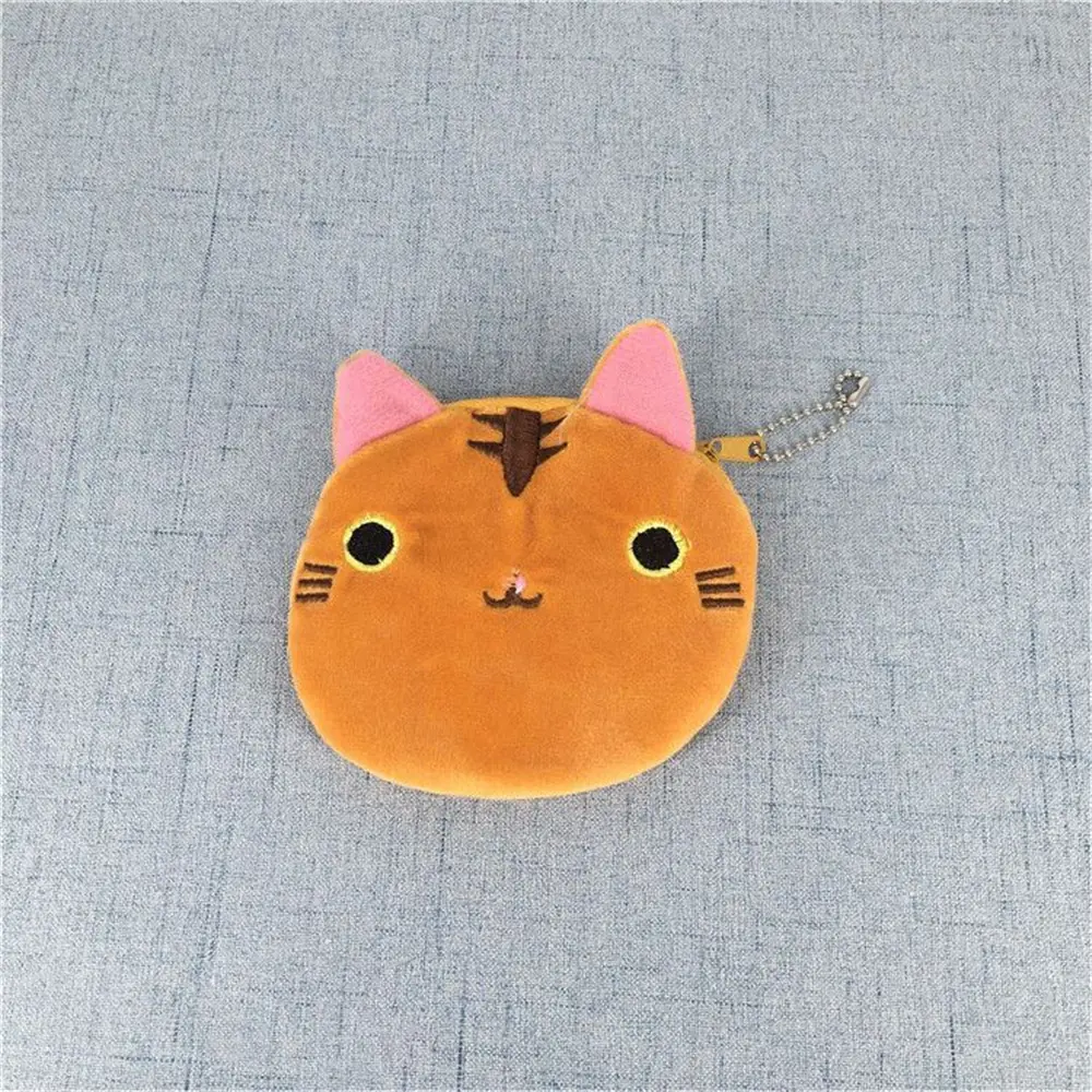 10CM Approx. Cat Plush Coin Purse , Plush Coin Bag Wallet