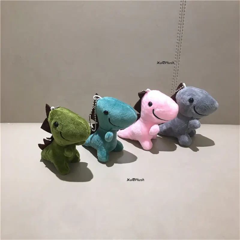 100PCS Mix Random Colors Little 8CM Stuffed Dinosaur Plush Toy
