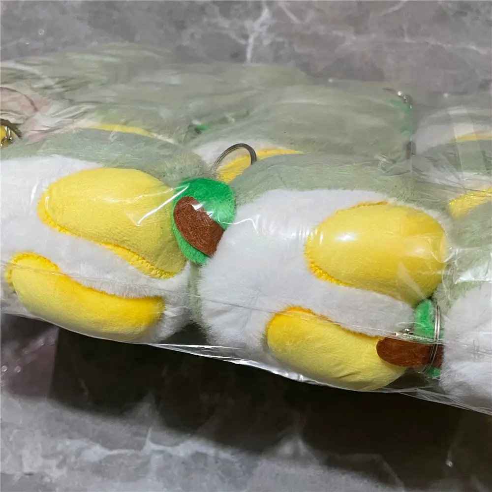 5Designs, 10CM-13CM , Fruit TOYS , 20PCS Stuffed Fruit Key Chain Plush Gift Toy