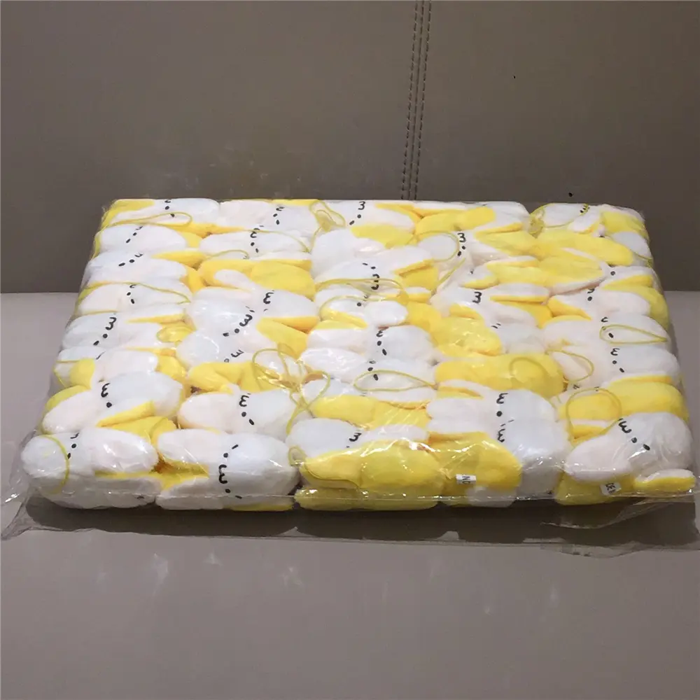 120PCS Banana Stuffed Toy , 6-7CM Approx. Banana Plush Toy , Keychain Pendant Plush DOLL