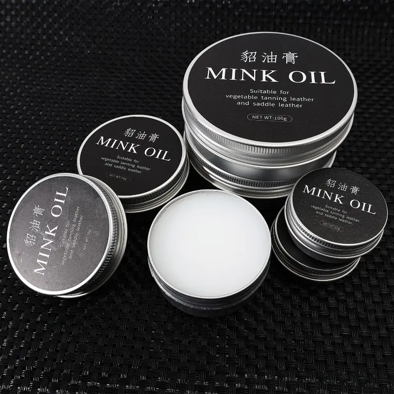 Car Leather Cleaning Cream Seat Maintenance Care Oil Leather Restoration Mink Oil Cream Leather Sofa Car Interior Polishing