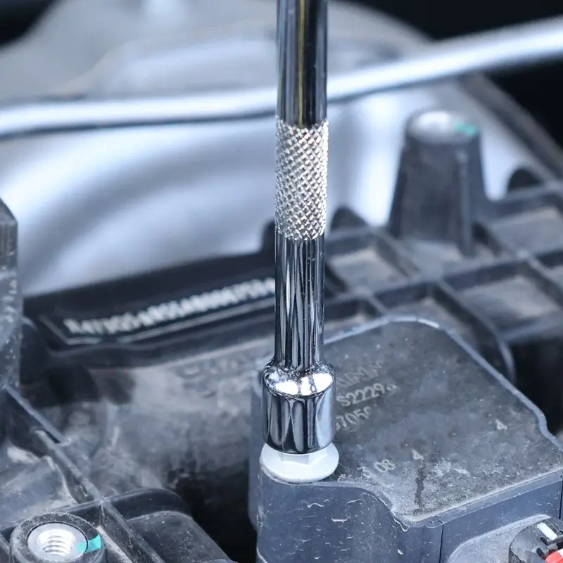 1/4" 3/8" Socket Ratchet Wrench Extension Bar 250mm Long Bar Steering Sleeve Connecting Rod Accessories