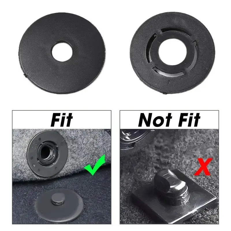 Car Carpet Floor Mat Clips Fastener Clamps for VW Passat Polo Golf Jetta Audi A1 A3 A4 A6 Skoda Octavia A5 A7 Seat Accessories
