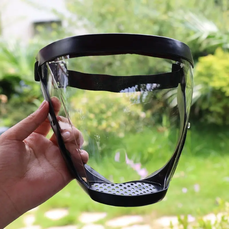 Motorcycle Mask Splashproof Transparent Facial Protector Face FaceMask Protective Outdoor Safety Mask Head Cover Work Protection