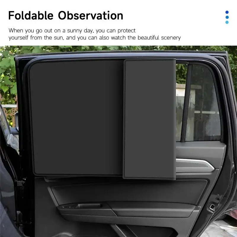 Magnetic Car Sun Shade UV Protection Car Curtain Window Sunshade Side Mesh Sun Visor Summer Protection Auto Film