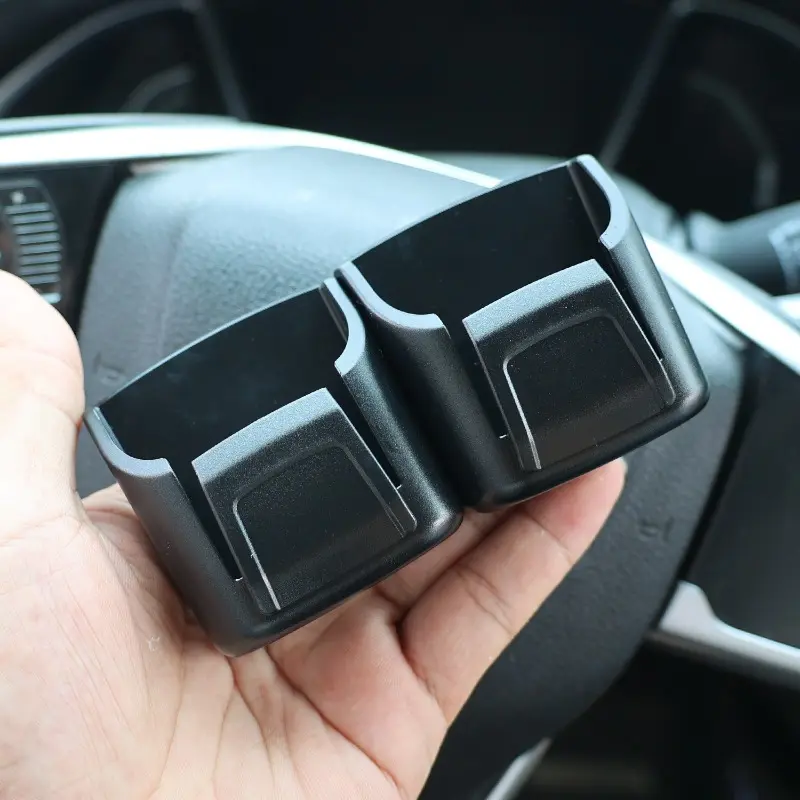Back Adhesive Organizer Box for Dashboard Space Saving Car Dashboard Key Storage Box Reusable Car Stowing Tidying Accessories