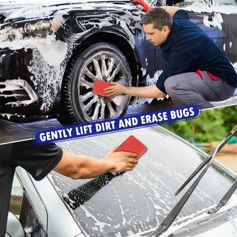 Car Wash Mud Cleaner Magic Clay Bar Sponge Block Pad Remove Tools Polisher Wax for Car Auto Body Care Wash Accessories