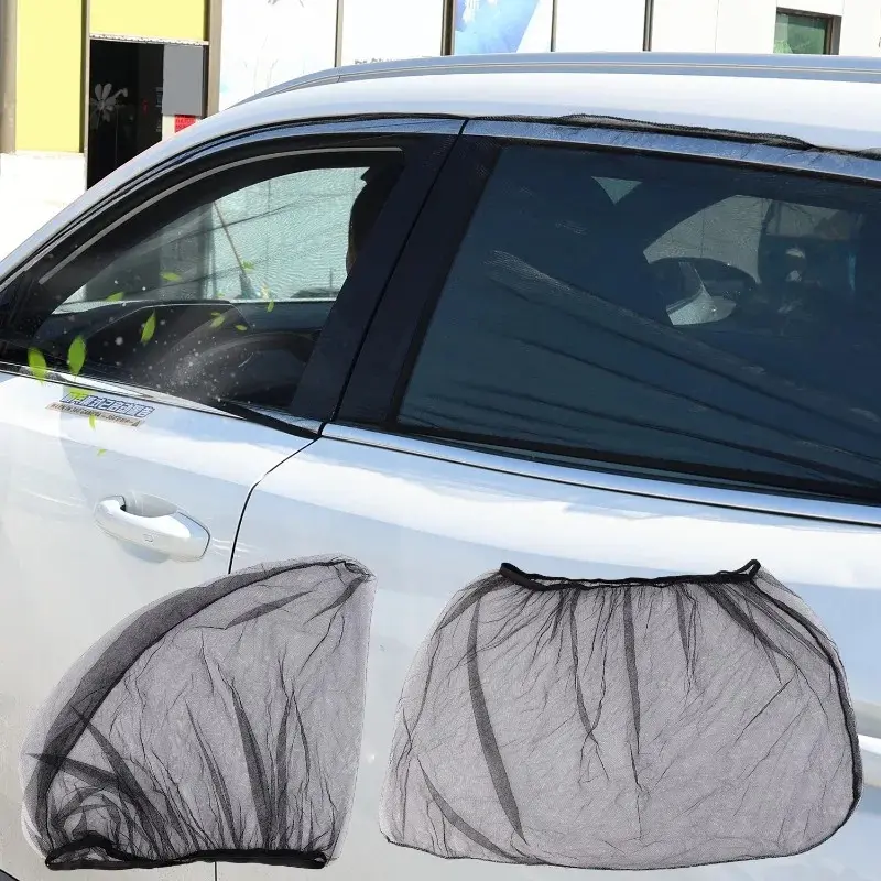 2/4pcs Car Curtains Sunshade Curtains Summer Essential Sunscreen Anti-mosquito Sunshade Curtains Car Cool and Safe