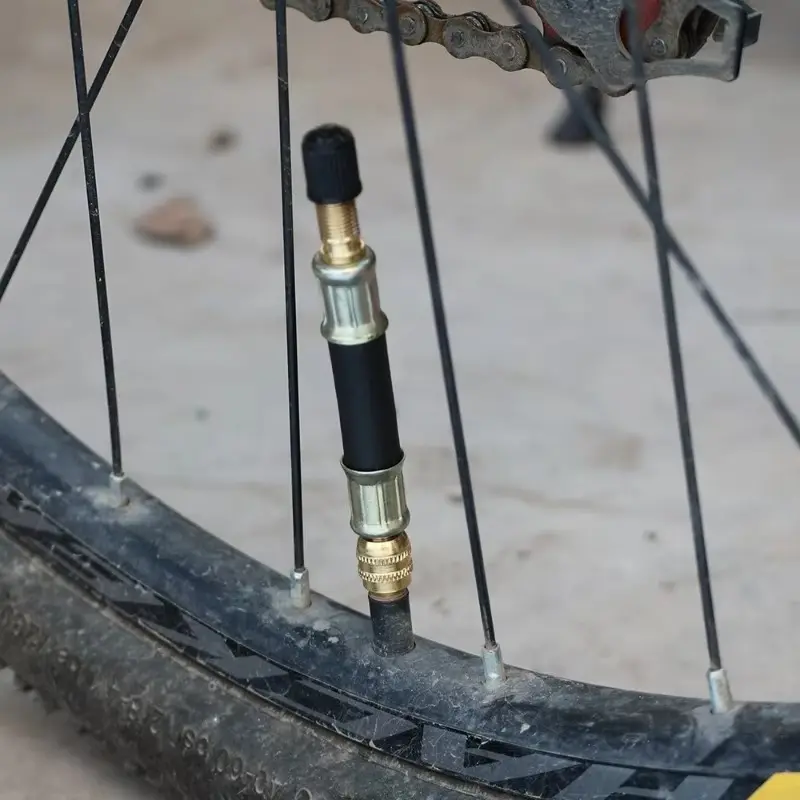 3/1Pcs Flexible Rubber Tyre Valve Extension 210mm -100mm Twin Wheel Lorry Van Bus Adapter Car Accessories Bike Accessories