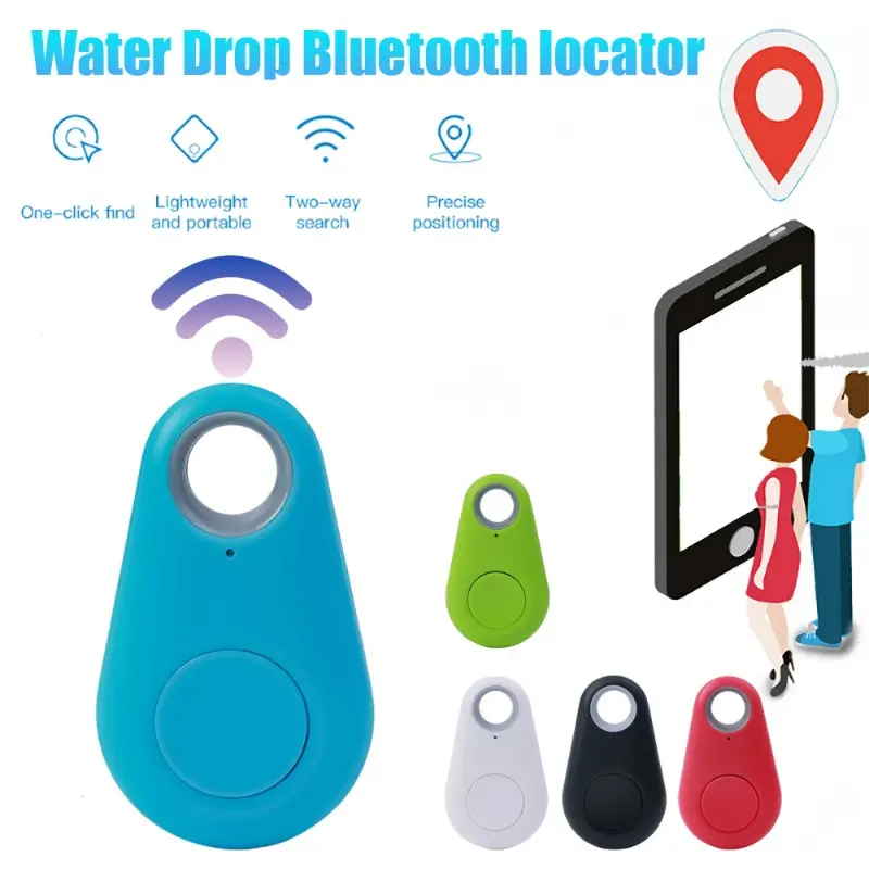 Mini Fashion Smart Dog Pets Bluetooth 4.0 GPS Tracker Anti-lost Alarm Tag Wireless Child Bag Wallet Key Finder Locator