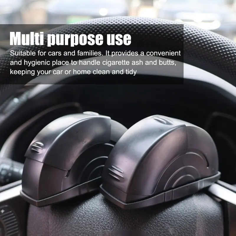 Universal Car Door Ashtray Windproof Sliding Cover Opening and Closing Car Cigarette Ashtray Auto Accessories for Car Interior
