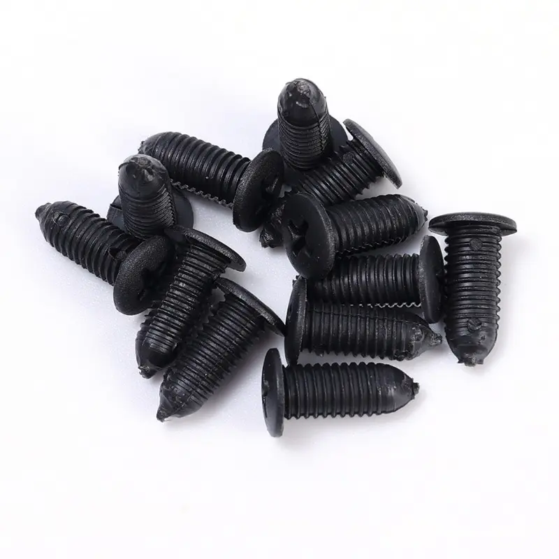 Universal Car Fasteners Buckle Bumper Plastic Rivets Fender Bumper Screw Clip Fastener 8mm Hole Push Pin Clips Auto Accessories