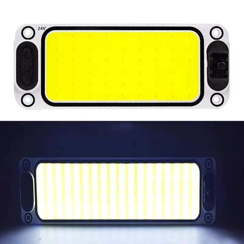 Car Truck Interior Readling Lamp 54LED COB Lights High Brightness Panel Bulb Truck Van Boat Dome Readling Light 12V-24V 6W