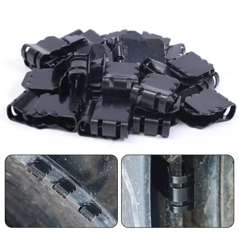 U-shape Clips Car Front Fender Bumper Cover Clip Kit Engine Guard Buckle for Auto Motorcycles Trucks Mudguard Fastener 30/10pcs