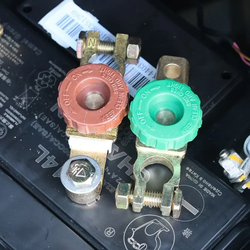 Universal Car Battery Switch Terminal Parts Battery Disconnect Isolator Cut Off Switch Protector Automotive Accessories