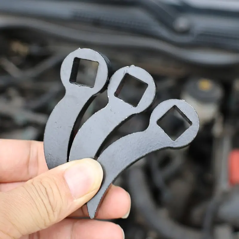 Crowbar Adapter Head Ratchet Wrench Labor Saving Bullhorn Half Shaft Removal Tool Steel Pry Bar Hand Tools
