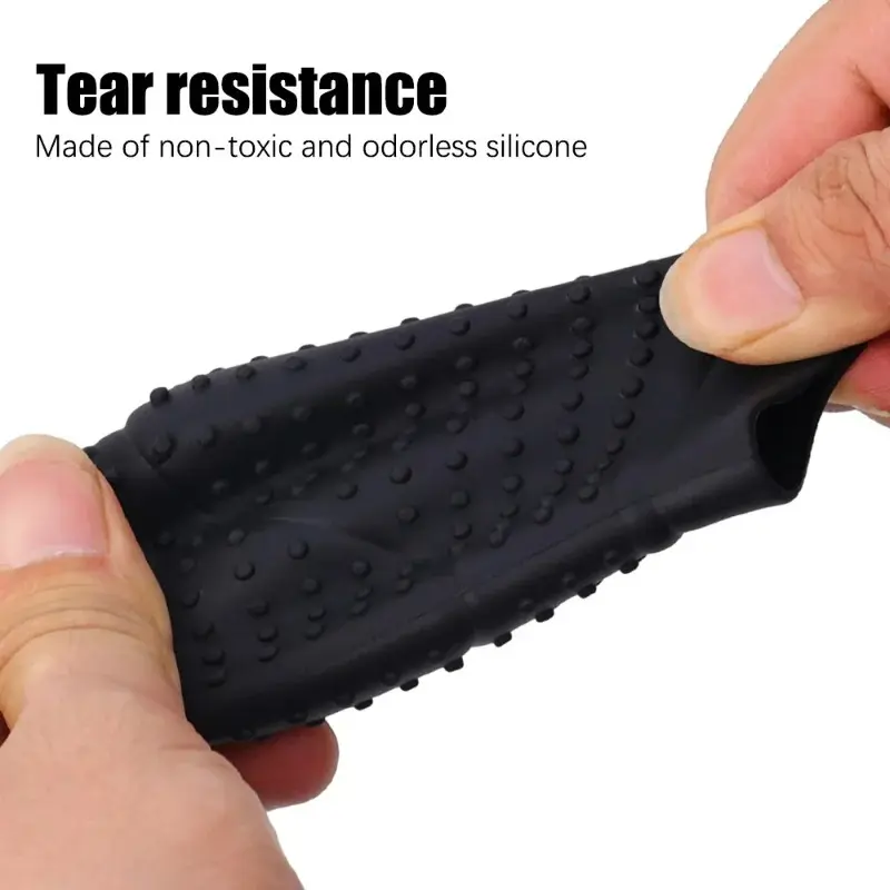Car Gear Shift Knob Silicone Cover Universal Gear Rod Protect Case Dustproof WaterProof Lever Handle Skin Nonslip Manual Shifter