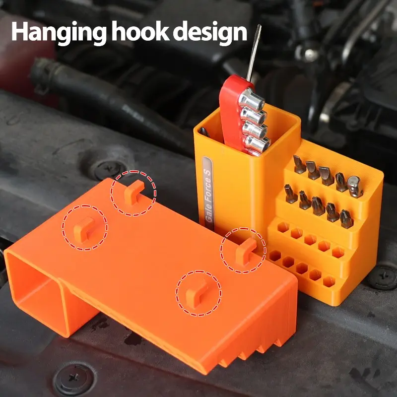 20/50Holes Screwdriver Bit Storage Tool Plastic Save Space Hexagonal Screwdriver Storage Rack Organizer