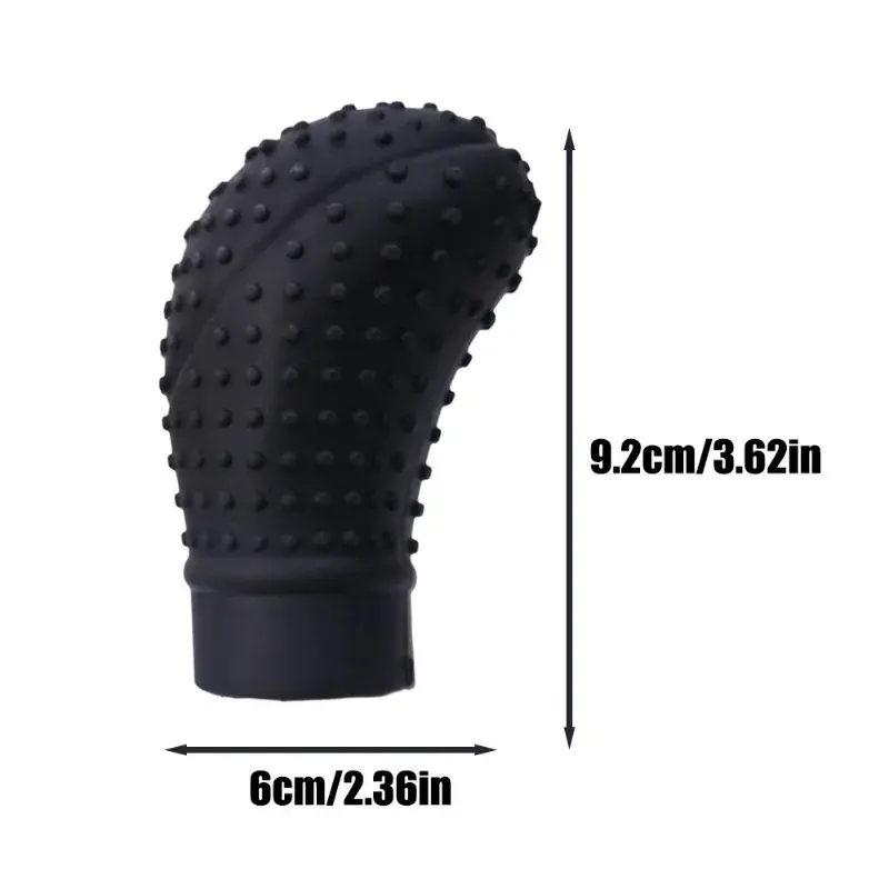 Car Gear Shift Knob Silicone Cover Universal Gear Rod Protect Case Dustproof WaterProof Lever Handle Skin Nonslip Manual Shifter