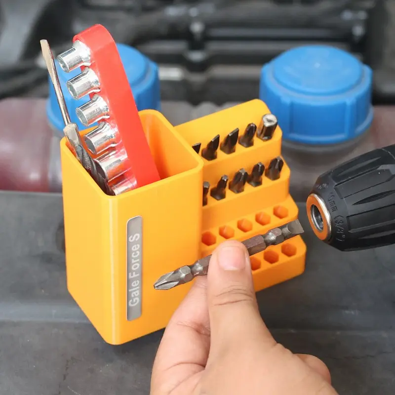 20/50Holes Screwdriver Bit Storage Tool Plastic Save Space Hexagonal Screwdriver Storage Rack Organizer