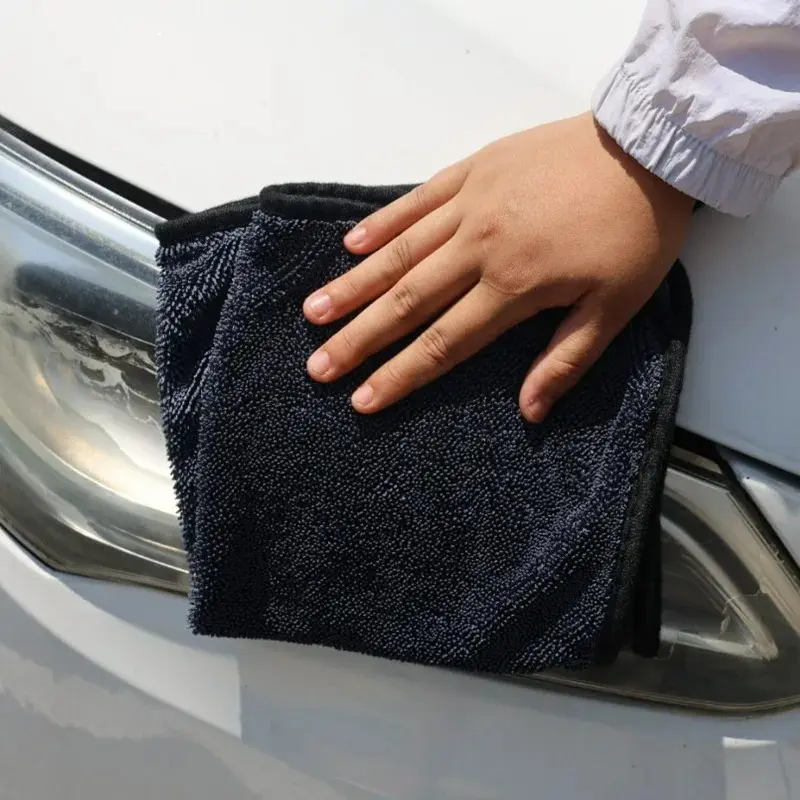 Car Wash Towel Microfiber Double-Sided Ultra Absorbent Car Wash Cloth Cleaning Drying Towel Washing Accessorie