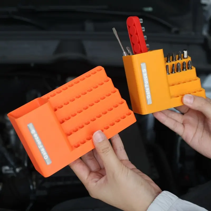20/50Holes Screwdriver Bit Storage Tool Plastic Save Space Hexagonal Screwdriver Storage Rack Organizer