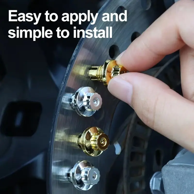 Universal Plastic Car Wheel Rivets Nuts Studs Bolts Rivets for Rim Lip Decoration Replacement Car Wheel Rivets