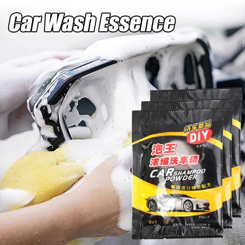 Car Wash Powder Auto Cleaning Shampoo Car Paint Care Coating Clean Tool Car Soap Powder Windshield Cars Wash Accessories