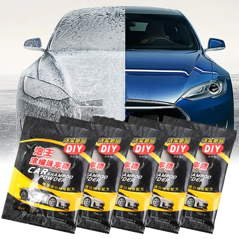 Car Wash Powder Auto Cleaning Shampoo Car Paint Care Coating Clean Tool Car Soap Powder Windshield Cars Wash Accessories