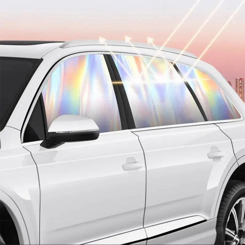 Car Side Window Curtain Sun Shade Magnetic Car Sunshade Summer Front/Back Sun Protection Cover UV Blocking Provacy Curtains