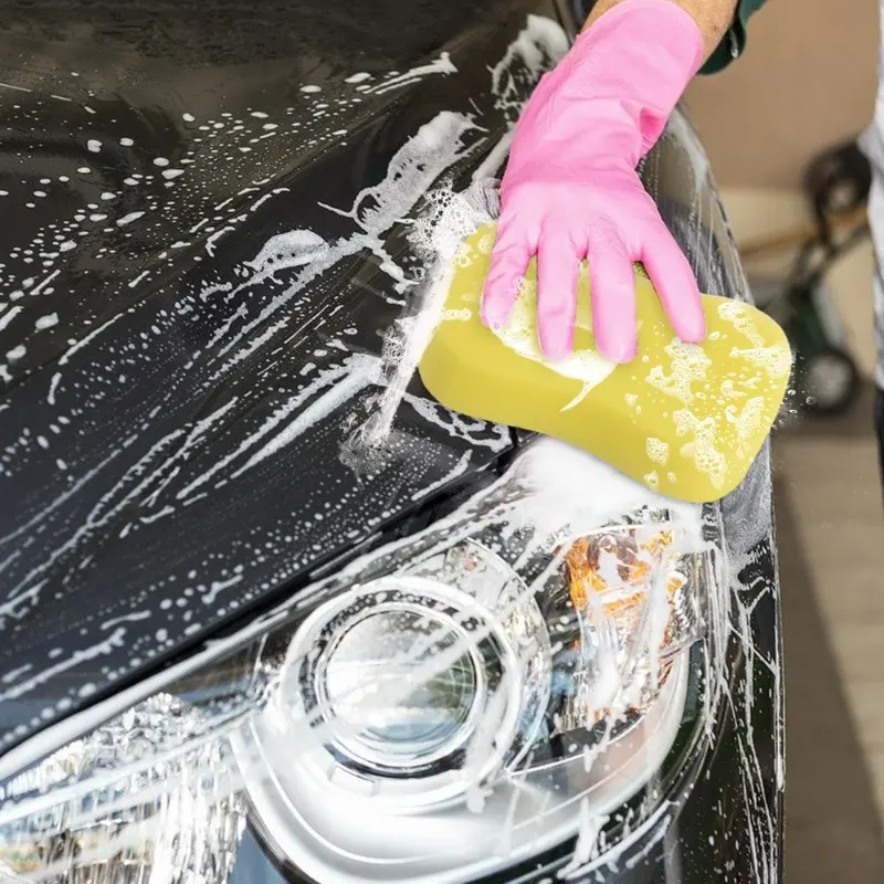 High-density Car Washing Sponges Large Honeycomb 8-shaped Sponges Block Car Cleaning Waxing Tools Cleaning Accessories